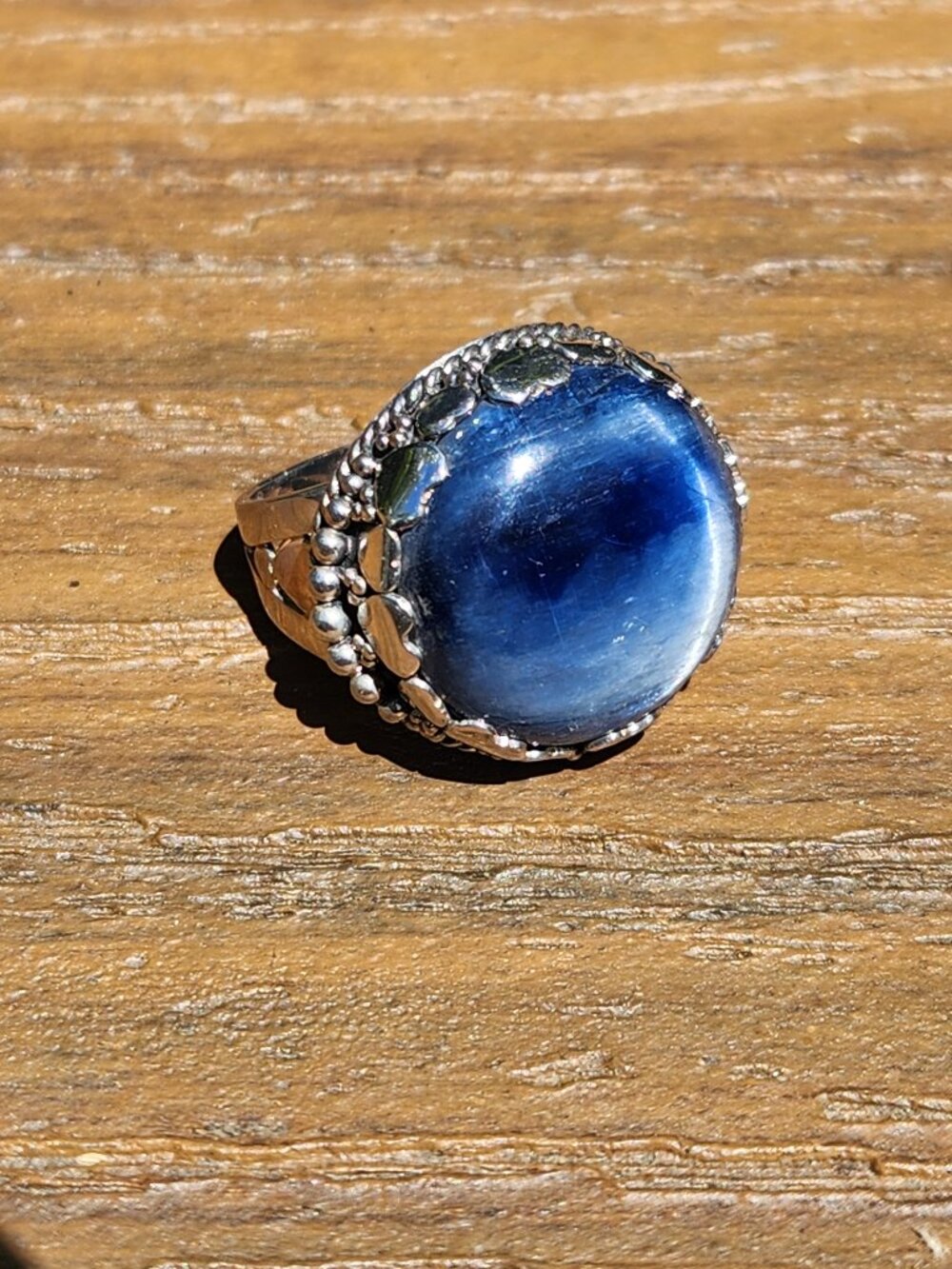SAJEN Blue Kyanite RING, size 8